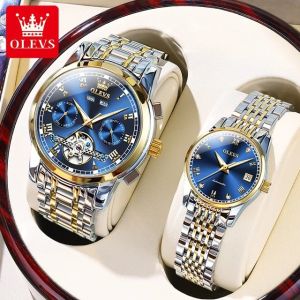 (Full) Đồng Hồ Nam OLEVS Chính_Hãng Máy Cơ Tự Động Nhiều Màu Sang Trọng_TẶNG Dụng Cụ Tháo Bớt Dây Của Hãng (OLC1)