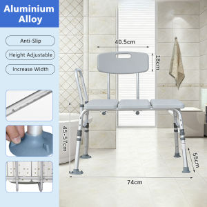Shower chair for Bathtubs and Showers Support for Seniors and Elderly with 400lb Weight Capacity