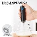 Yummy.miya Portable Milk Frother Coffee Whisk Egg Beater Drink Mixer Handheld Battery Operated Stainless Steel Low Noise Rumah Tangga Latte Baking. 