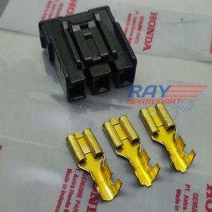 SOKET ECU ECCU ECM ACG SGCU KIPROK 3 PIN HONDA VARIO 125 150 PCX 150 ADV SET SKUN ORIGINAL