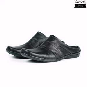 Sepatu Slop Pria Slip On Bustong Sepatu Sandal Kulit TS04 Handmade MURAH