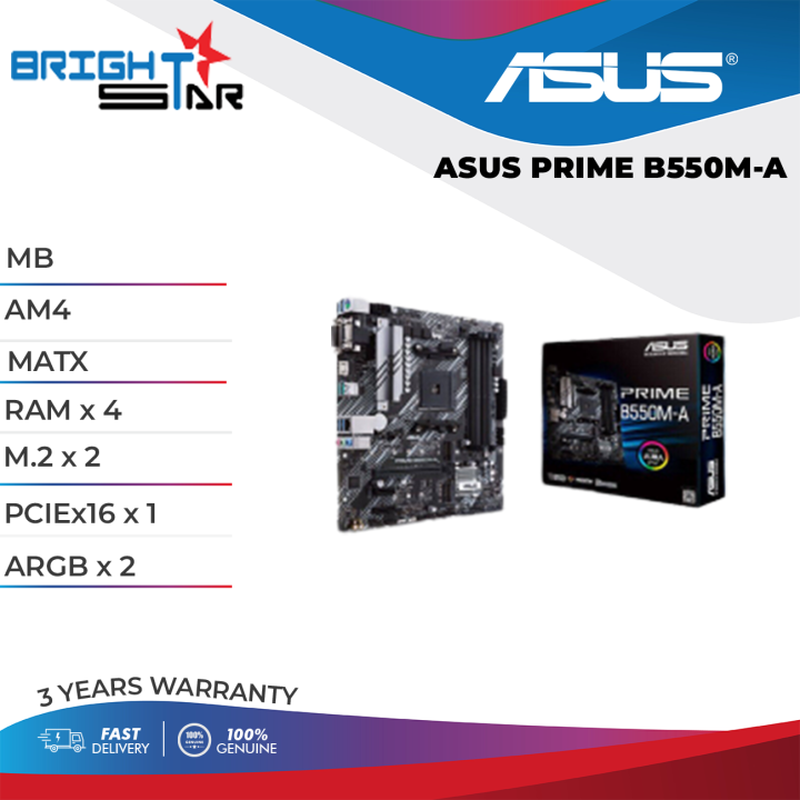 ASUS Motherboard PRIME B550MA ( AM4 MATX RAM x 4 M.2 x 2