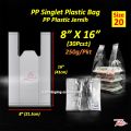 PP Singlet Plastic Bag Transparent Plastik Jernih 250g/Pkt Plastik Lutsinar Lutcahaya. 