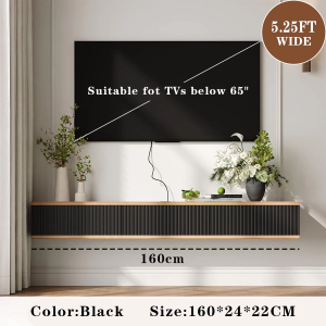 EURAKE Nordic Floating Cabinet  Media Console Cabinet Flip Door Wall Cabinet Living Room Wall Storage Cabinet