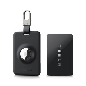 PROfezzion Apple Airtag เคสป้องกัน Air ป้ายชื่อห้อยกระเป๋า KeyGuard TagMate สำหรับ Tesla คีย์การ์ดฟังก์ชันการติดตามและทนต่อรอยขีดข่วน