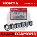 JOEY - ORIGINAL HONDA CLICK 125i (V1, V2 & V3) | FLYBALL/ROLLER SET, WEIGHT (6PCS/PACK) | PART NUMBER: 22123-KWN-640. 