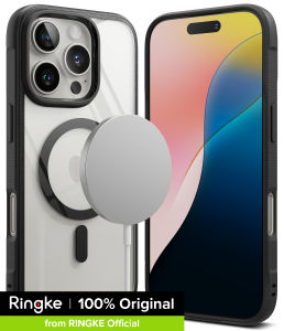 Ringke Fusion Bold Magnetic Compatible with iPhone 16 Pro Max Case Cover [Strong Magnet] Firm Grip Frame Style Anti-Yellowing Hard Back Shockproof Soft TPU Bumer iPhone 16 Pro Max Back Cover