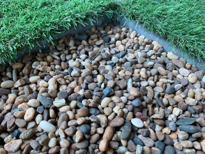 หินแกลบ หินแม่น้ำอเนกประสงค์ สำหรับตกแต่งสวนและตู้ปลา