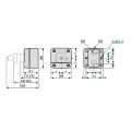 1PCS 1NO+1NC e-stop push button switch emergency stop switch. 
