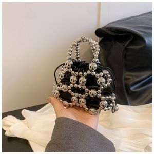 IELGY tinh tế đính cườm túi xách thời trang Túi đeo vai thời trang cô tiên nhỏ hợp thời trang sang trọng túi đựng tài liệu