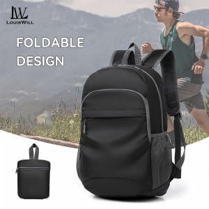 LouisWill กระเป๋าเป้สะพายหลัง20L สำหรับผู้ชายกระเป๋าเป้สะพายหลังสำหรับผู้ชายกระเป๋าเป้สะพายหลังสำหรับปีนเขากระเป๋าเป้สะพายหลังกันน้ำน้ำหนักเบาเหมาะสำหรับทุกเพศกระเป๋าเป้เดินทางกระเป๋าสะพายเดินทางเป้ลำลองกระเป๋าสะพายหลังกีฬา
