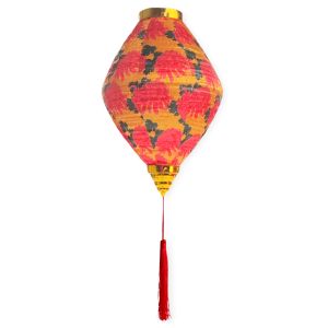 Pinky Bee Lampion Diamond Imlek Chinese New Year 12" Yellow Chrysan