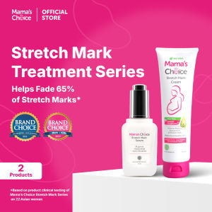 Mama’s Choice Stretch Mark Treatment Series  Serum & Cream  2x Faster  Alpha Bisabolol/Niacinamide  Pregnancy Safe