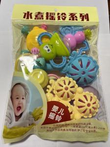 Mainan Bunyi-bunyian bayi dapat direbus mainan bayi set 3-6-12 bulan bayi/Mainan Tangan Bayi