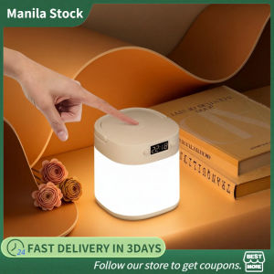 Touch Control LED Night Light 3 Color Dimmable Rechargeable Nursery Lamp for Bedroom Bedside Decor