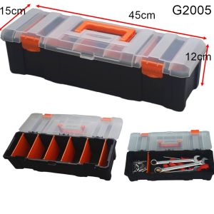 TRENY PPP Component Storage Box Screw Nails Metal Hardware Tool Handyman Mechanic Heavy Duty Durable Tool Professional Organizer