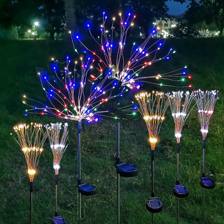 LED Light String Solar Powered Garden Lights Fairy String Lights Dandelion String Light Garden Lawn Light Outdoor Waterproof Firework Lights Party Decor LED Lazada