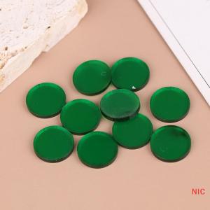 NIC 10Pcs Clear Tip Pads Diameter 15mm Play Cue Break Jump Cue Carom Pool Cue Snooker Billiard Accessories