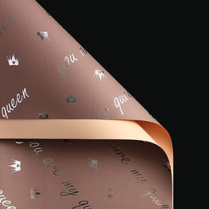 Kertas Buket Bunga Cellephone Kertas Wrapping Motif Mahkota Queen 6023