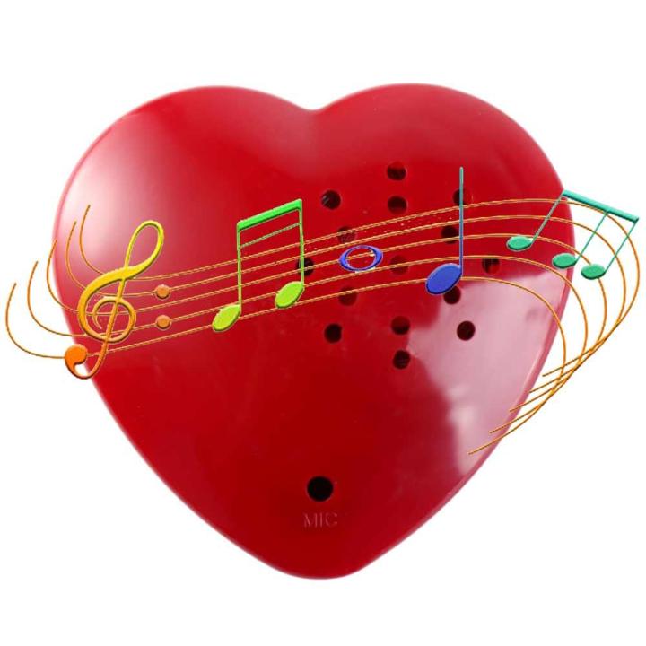 BWNTIX Heart Shaped Stuffed Animal Voice Recorder 20 Seconds Sound Box