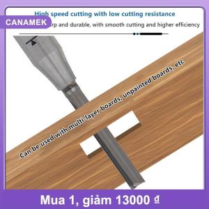 【CANAMEK】 Công cụ chế biến gỗ bền độ cứng cao cho các ứng dụng khắc và tạo hình chính xác 3mm TCT cacbua lưỡi dao phay cho tông đơ