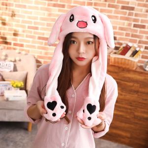 ❣️RICHHAT❣️ Topi Kelinci Pink Gerak Bunny Hat Gerak Dancing Hat Topi Lucu Topi Mainan Topi Boneka