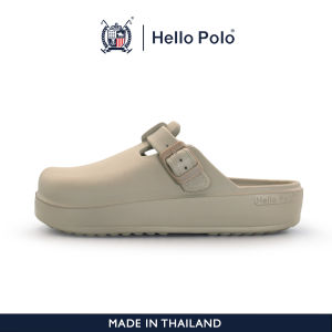 Hello Polo รองเท้าเปิดส้น พื้นนุ่มนิ่ม รุ่น HP8036 เข้ากับทุกการแต่งกาย แฟชั่นผู้หญิง EVA สไตล์มินิมอล