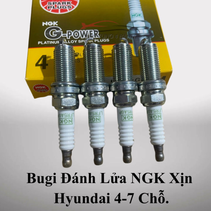 Bộ 4 Cái Bugi Đánh Lửa Xe 4-7 Chỗ Hyundai Santafe, Sonata, Tucson 2010 ...