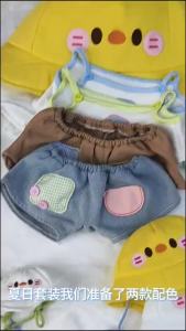 Evelyn 40CM Doll Clothes Outfit Summer tops Shorts Cap Suit Dress Up Doll Accessories Love and Deepspace Xavier Zayne Rafayel ralayo Sylus Caleb DIY Clothes Childrens Gift Toys