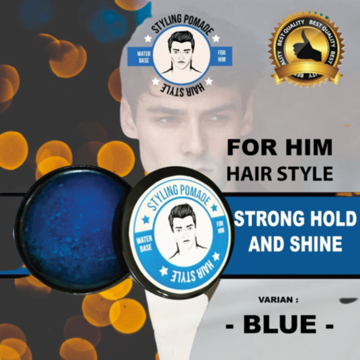 Minyak Rambut Pomade Pria Pomade Strong Hold And Shine Water Based Pomade Rambut Pria Wangi 2653