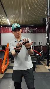 Găng Tay Hở Ngón Aolikes A-117 Tập Gym Nam Nữ - Găng Tay Tập Gym Thể Thao Nam Nữ Cao Cấp - AL117