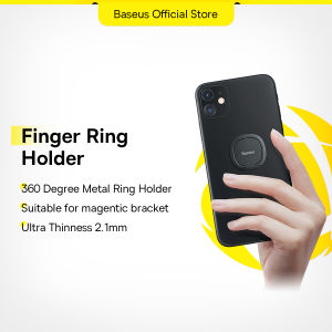 Baseus Mini Phone Ring Finger Ring Holder Metal Phone Stand Mount Portable Ring Holder for Xiaomi Samsung Tablet Mobile Phone