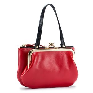 Royal Bagger Coin Purse for Women Genuine Cow Leather Ladies Vintage Shoulder Bag Large Capacity Handbag Clutch Purse 2007
