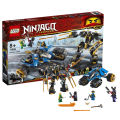 【Hàng chính hãng】 LEGO Ninjago Ninja series 71699 Thunder assault chariot small particle building block toy January new product. 
