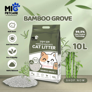 MIG PETCARE Premium Bentonite Cat Litter 10L (8KG)