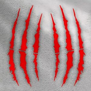 NALANILI Vinyl Motorcycle Stickers Demon Claw Covering Scratches Helmet Stickers Demon Style Waterproof Car Vinyl Stickers Vehicle Decoration