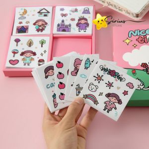100 PCS STIKER LUCU 2D TUMBLR ESTETIK GROSIR / STICKER AESTHETIC ANAK LUCU CUTE MOTIF KARTUN TERMURAH COD