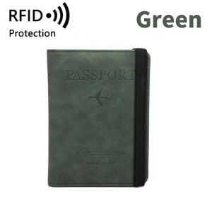 TRAVELCUL FID Passport Holder Pu Leather SIM Card ID Bag Holster Pasport Cover Travel Wallet Card Cover