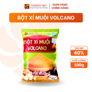Bột Xí Muội Volcano dùng để lắc khoai lang chấm trái cây pha chế trà dâu - Gói 100gr - Tomato T&P