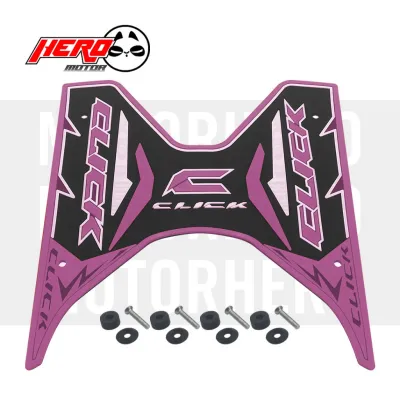 HONDA CLICK V2/V3 C-045 FOOTBOARD MATTING CARBON ABS PLASTIC FOR CLICK GAME CHANGER SPEEDMOTO