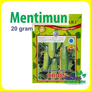 Benih Mentimun Orion 20 gr Cap Bunga Matahari dataran rendah menengah buah bibit biji ketimun timun lalap lalapan zatavy hydroponik hidroponik