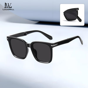 LouisWill Women Mens Sunglasses Foldable Sunglasses Fashion Sunglasses UV400 Resistant Foldable Summer Sunglasses Ultra Light Outdoor Traveling Walking Shopping Driving