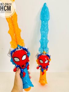 [MẪU MỚI-60CM] Đồ chơi trẻ em thanh kiếm lazer phát sáng siêu anh hùng người nhện người nhện Đội trưởng Mỹ Spider man Captain American