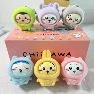 Cute Chiikawa Nightwear Face Changing Pendant Blind Box Vinyl Series Bag Decoration Pendant Female Gift
