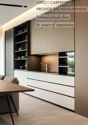 【SG Local Contractor】【Custom Furniture】Kitchen Renovation /Island Table /Kitchen Cabinet / Carpentry works