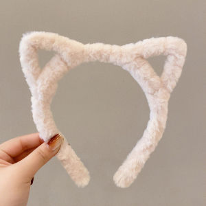 ที่คาดผมเกาหลี ที่คาดผมน่ารัก รูปแบบสตรอเบอร์รี่น่ารัก หูแมว เครื่องประดับผมแฟชั่นเกาหลี เหมาะสำหรับผู้หญิง ฤดูหนาว ล้างหน้า MIMOON