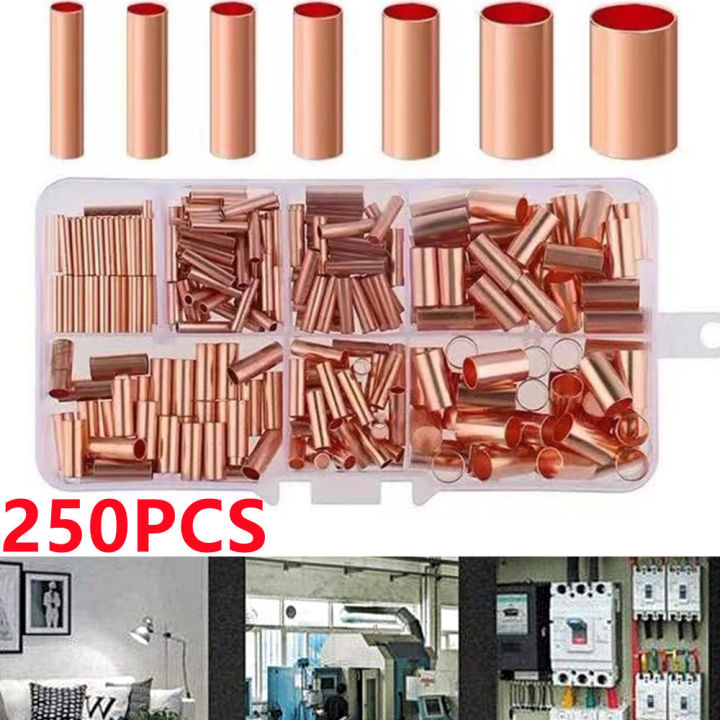 Copper Tube Terminals Battery Welding Cable Lug Ring Crimp Connectors Kit Lazada Singapore 3297