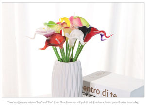 Mini PU Calla Lily Fake Flower: A Long-Lasting Home Decoration & Photography Prop