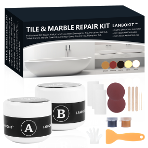 Tile Repair Agent(Color Match) Ceramic Paste Tile Adhesive Strong Adhesive Toilet Marble Pit Repair Floor Tile Glaze Repair Porcelain Repair Kit