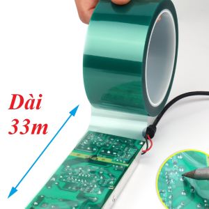 Băng Dính Cách Nhiệt Băng Keo Cách Nhiệt 200 Độ (Một Cuộn Dài 33M)